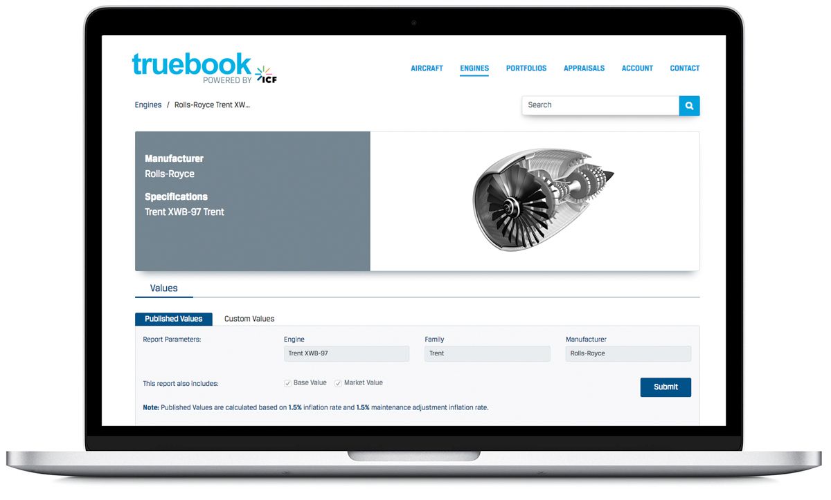 ICF Truebook Aircraft Appraisals - Engines ICF Truebook Aircraft Appraisals - Engines